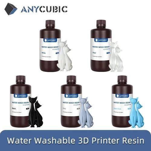 ANYCUBIC Water-Wash Resin For LCD 3D Printer High Precision