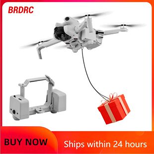 BRDRC Airdrop System for DJI Mini 4 Pro Drone Fishing Bait W