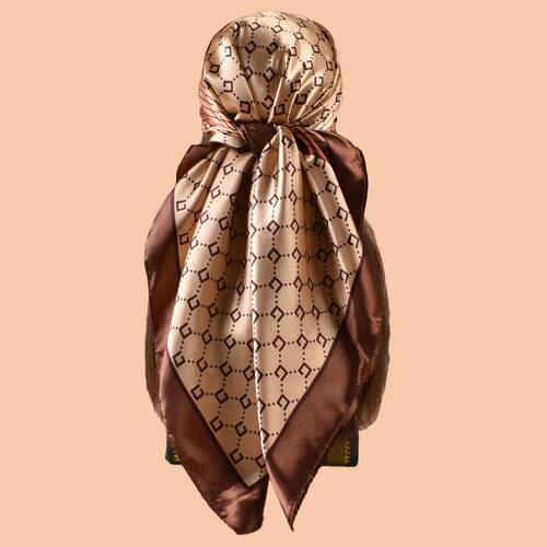1PC Women's Summer Beach Accessory Fashion Satin Square Scar