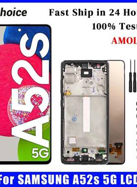 New Super AMOLED For Samsung A52s 5G LCD Touch Screen Digiti