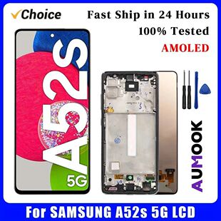 New Super AMOLED For Samsung A52s 5G LCD Touch Screen Digiti