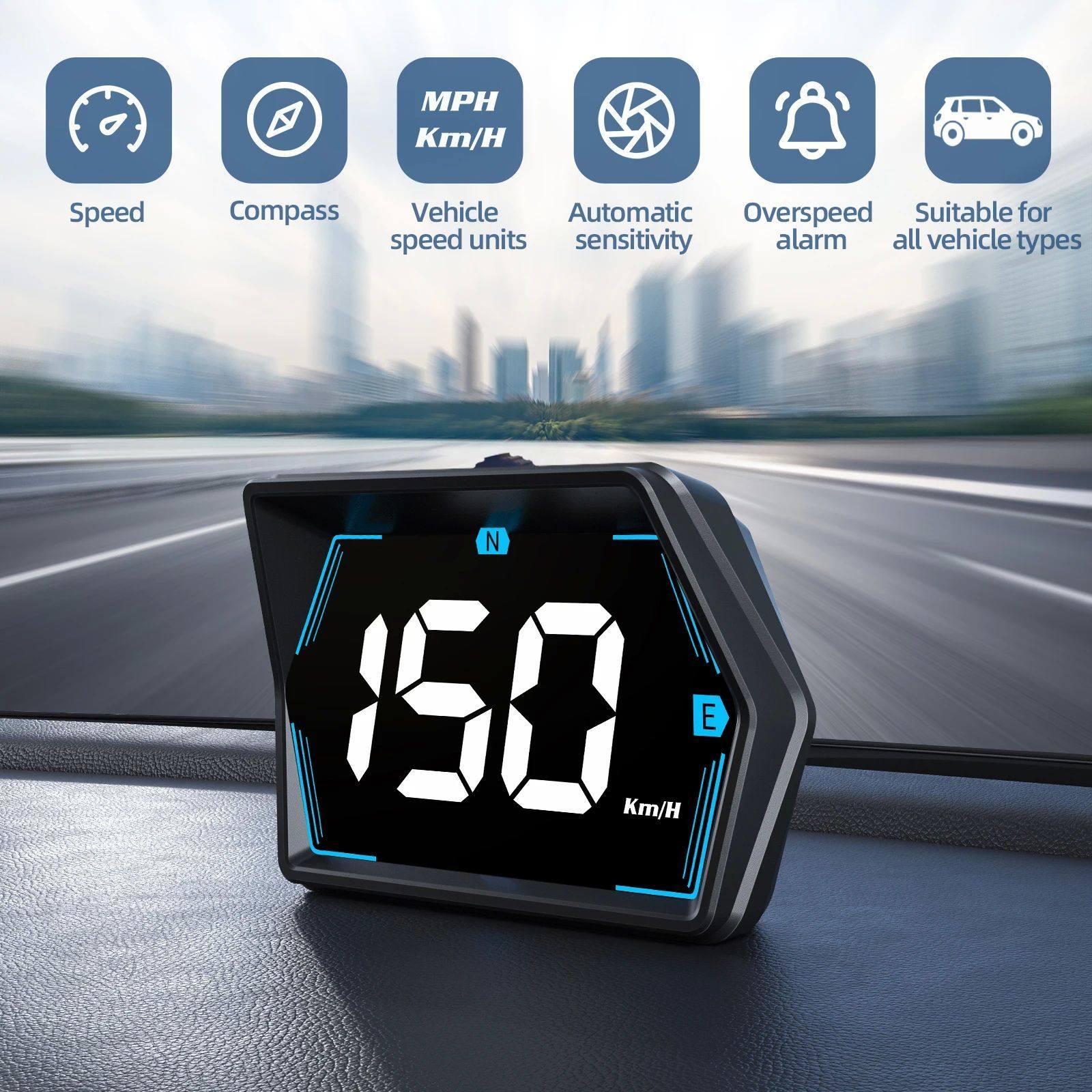 G20 GPS Car Digital Speedometer HUD Head-Up Display Universa