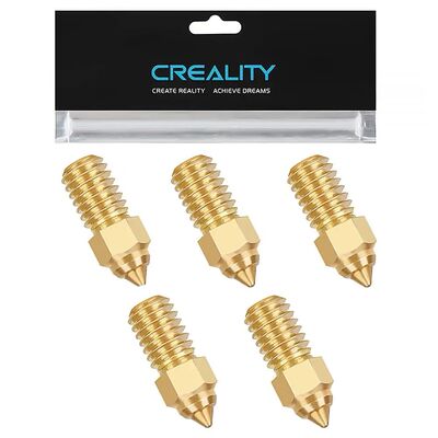 Creality Ender 3 V3 SE Nozzles 0.4mm 5PCS High-Speed Brass N