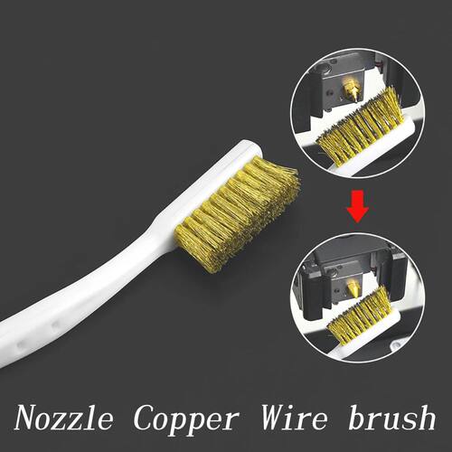 3D Printer Cleaner Tool Copper Wire Toothbrush Copper Brush