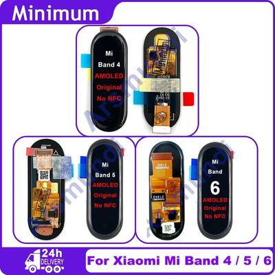 Original AMOLED For Xiaomi Mi Band 4 5 6 7 Smart Bracelet LC