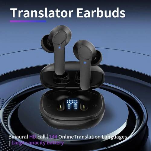 144 Languages Smart Translate Earbuds Real Time Voice Transl