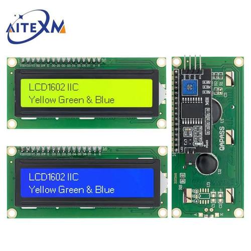 LCD1602 I2C Display Module Blue Green Screen 5V PCF8574 IIC