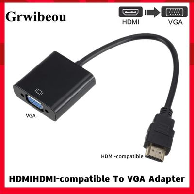 1080P HDMI-compatible To VGA Adapter Converter Cable HDMI Ma