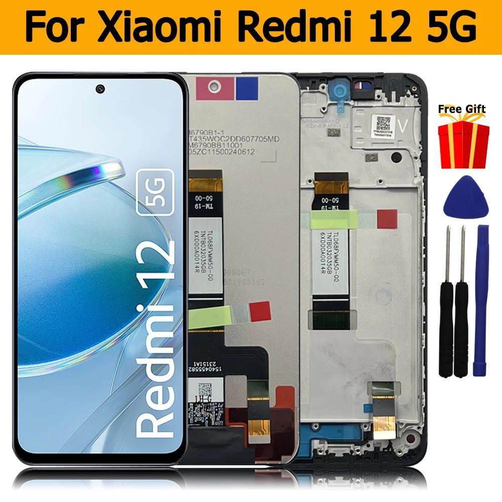 6.79'' for Xiaomi Redmi 12 LCD 23053RN02A Display Touch Scre