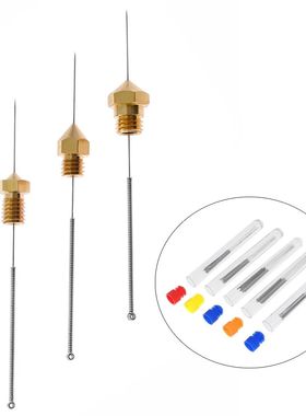 10pcs 3D Printer Tools Stainless Steel Nozzle Cleaning Needl