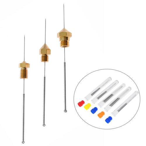 10pcs 3D Printer Tools Stainless Steel Nozzle Cleaning Needl