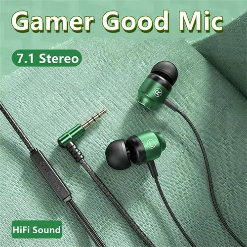 Headphones Wired Built-in Call Control Clear Audio In-Ear Ea