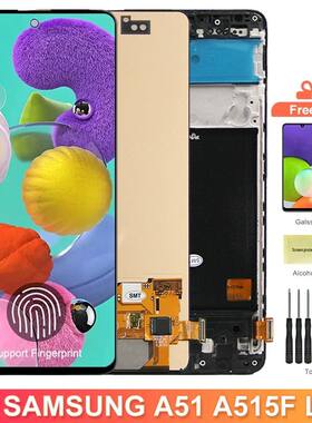 AMOLED A51 Display Screen With Fingerprint, for Samsung Gala