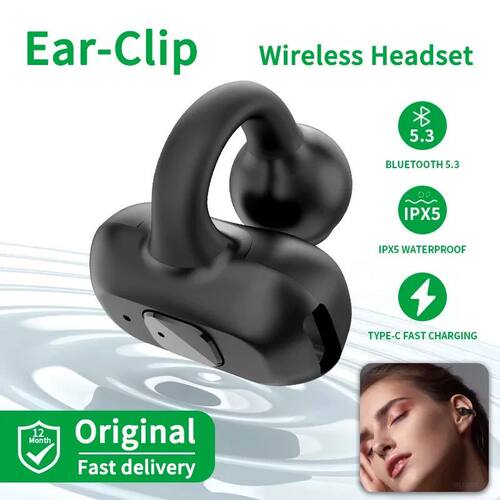 Ear-Clip Wireless Earphone HIFI Heavy Bass Surround Stereo S