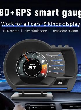 Newest A501 OBD2 Car Head Up Display HUD Smart Car Water&Oil