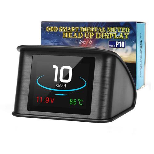 Universal  HUD P10 OBD2 Smart Digital Meter Head Up Display