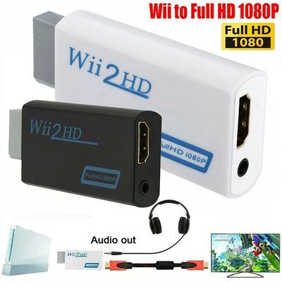 Full HD 1080P Wii to HDMI-Compatible Converter Adapter HDMI-
