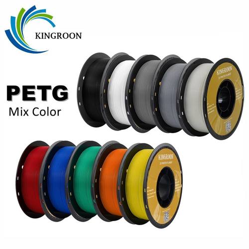 KINGROON PETG 3D Printer Filament 1.75mm 5KG 10KG Mix Color