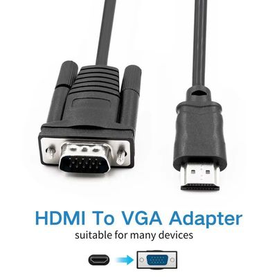 HDMI to VGA Cable 1080P - Active Video Adapter HDMI Digital