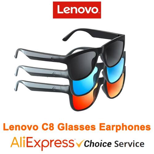 New Lenovo Lecoo C8 Glasses Earphone Wireless Bluetooth 5.0