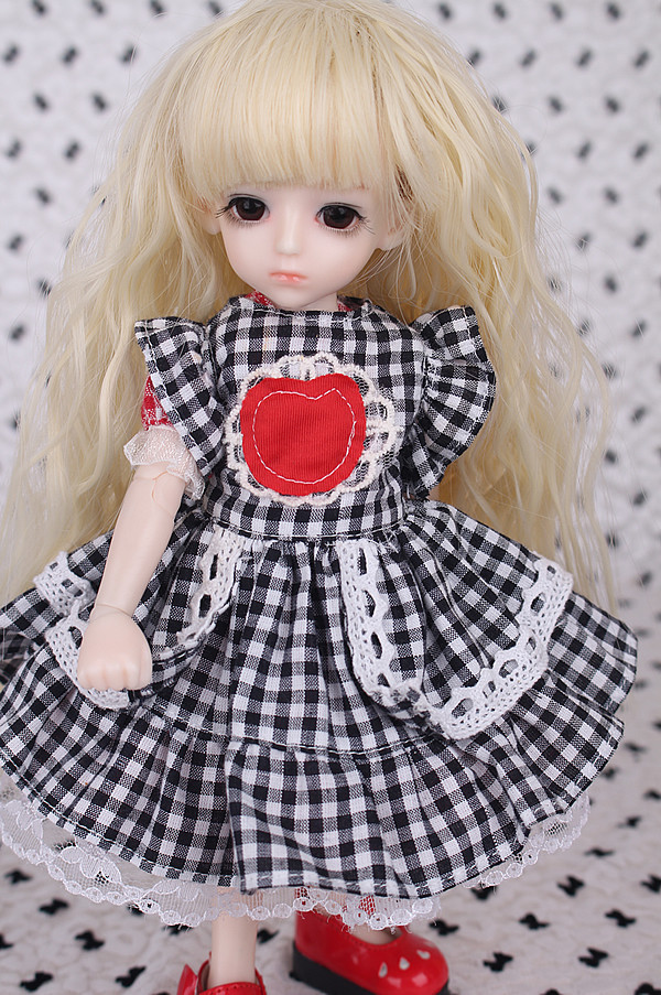 bjd娃娃 sd娃娃 黄色卷发平刘海 1/4分 1/6分 不单拍