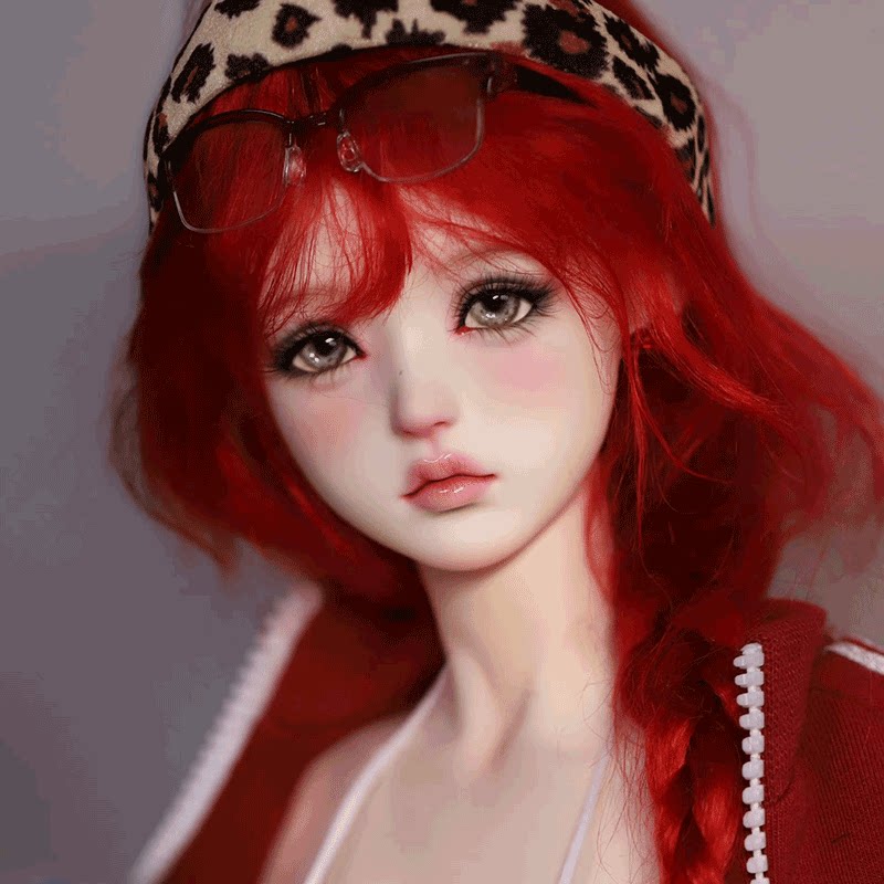 (非情趣用品)bjd娃娃4分女娃魏萌萌拽姐带妆四分bjd素体sd娃娃