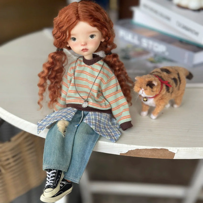 bjd娃娃bjd正版娃娃小6分蓝豆豆bjd六分bjd素体sd娃娃bjd人偶娃娃