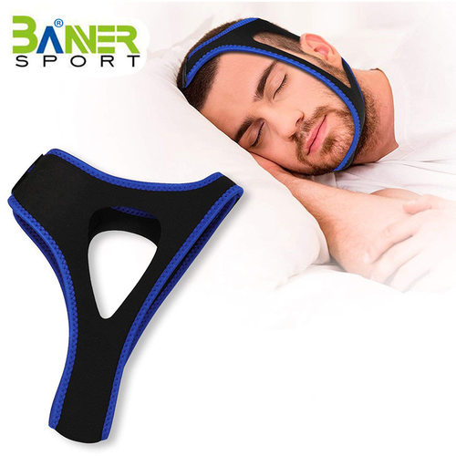 Stop Snoring Chin Strap Anti Apnea Snore Support Belt 打鼾带