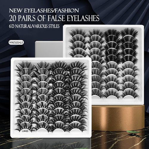 Fluffy Lashes Mink Hair False Eyelashes Lashe Dramatic眼睫毛