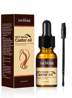 Naturals Castor Oil Eyelashes Eyebrow Brow Lash Growth Serum