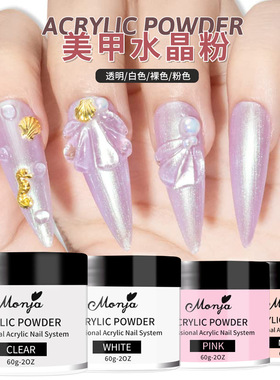 Clear Powder Nails Essential Powder Nail Art Manicure Salon