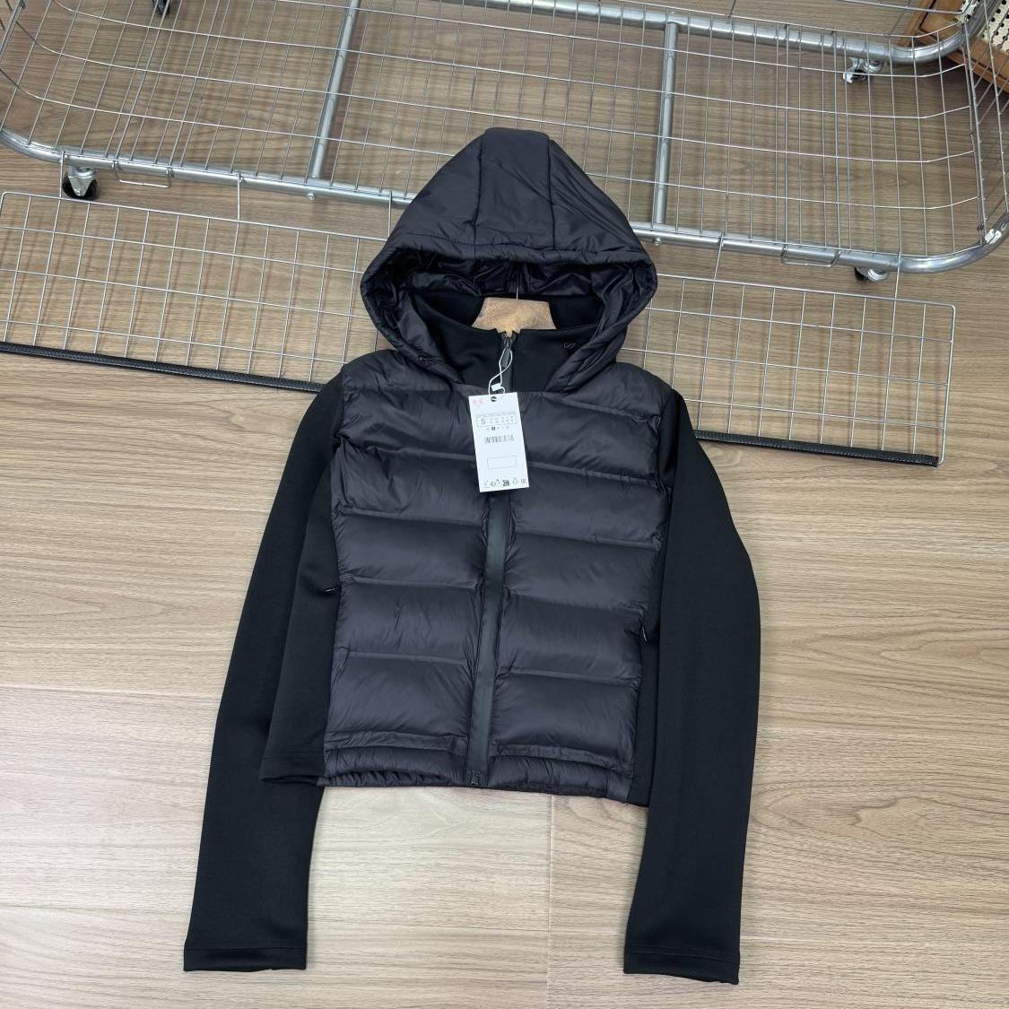 WMXZ秋季4391742新款连帽拉链时尚简约百搭保暖棉服4391/742