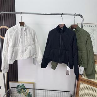 大厂订单！秋冬保暖棉户外防水立领飞行服短款棉服厚外套夹克女