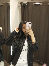 女士毛边流苏装 牛仔外套女两色 饰休闲夹克长袖 2019秋季 WMXZ 新品