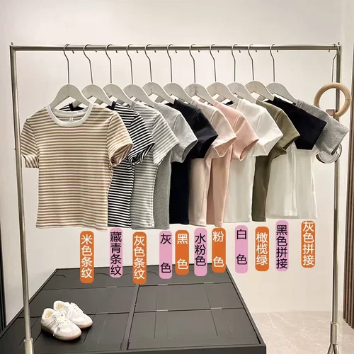 好感辣妹纯棉弹力T恤打底