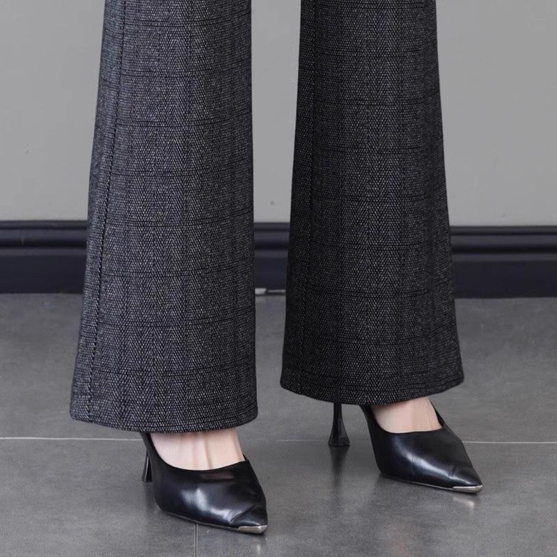 清仓捡漏秋冬微喇裤女时尚妈妈休闲长裤今年流行的羊绒毛呢垂感裤,女装/女士精品,大码裤装,淘宝优惠券,粉丝福利购,淘宝优惠卷