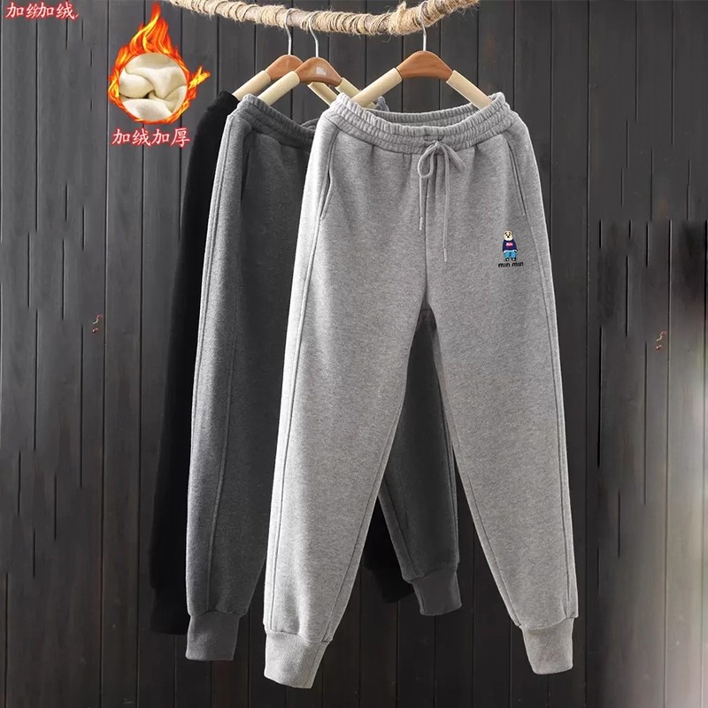 运动女裤子2025新款小个子束脚裤