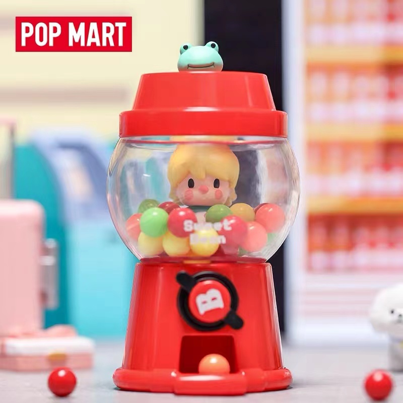 官方正品现货POPMART泡泡玛特小甜豆我在这里系列盲盒潮流玩具-封面