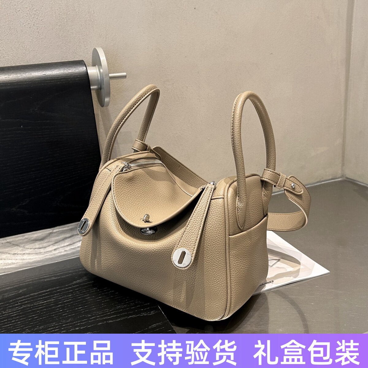 mini琳迪包真皮单肩斜挎包枕头包
