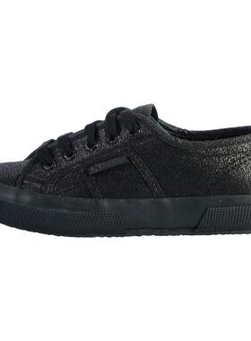 代购Superga女士运动板鞋轻便舒适防滑耐磨日常穿着易清洁黑色