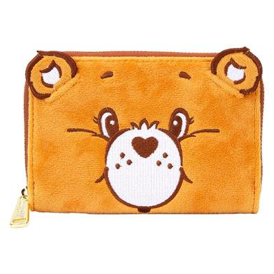 代购Loungefly男女毛绒钱包多卡位收纳证件夹层拉链闭合