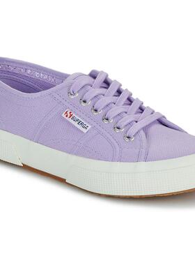 代购Superga女士帆布鞋舒适透气轻便耐磨日常穿着易穿脱紫色