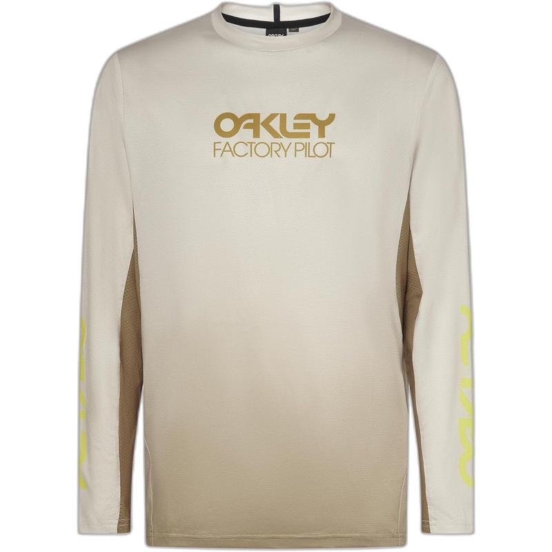 Oakley/欧克利男式长袖透气运动T恤速干舒适防风休闲健身衣