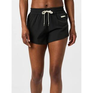 代购Vuori女士运动短裤透气排汗轻量舒适可调节腰围前袋拉链收纳