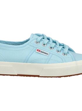 代购Superga女士帆布鞋舒适透气耐磨耐用轻便易穿防滑设计浅蓝色