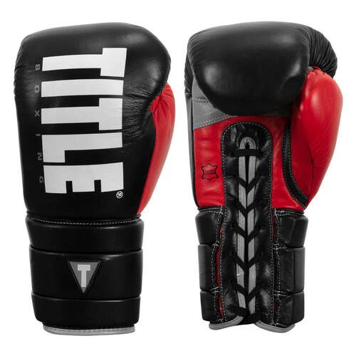 代购Title Boxing男女拳套防护减震皮革加厚拳击训练手套专业