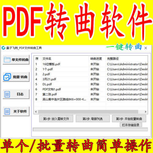 PDF一键转曲线软件工具字体修复