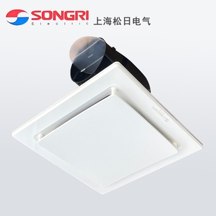 松日排气扇8寸换气扇 厨房卫生间抽风机10寸吸顶排风扇静音