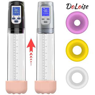 Enlargement Vacuum Pump LCD Electric Penis Pumps Male Mastur