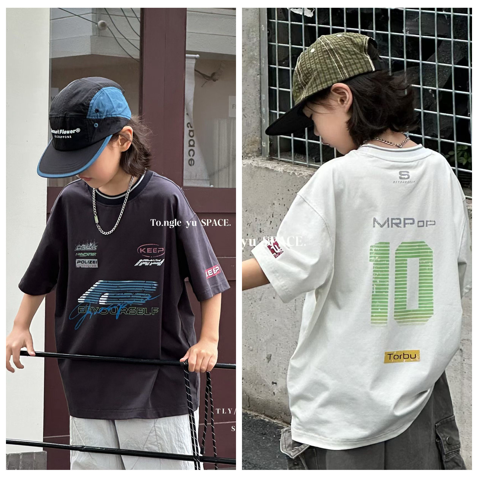 童乐鱼2026夏新款男女童短袖T恤图片